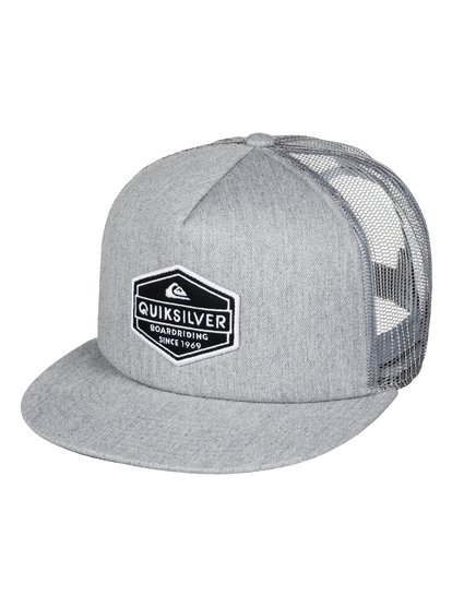 quiksilver, Бейсболка Trucker Marbleson, LIGHT GREY HEATHER (lgh) Marbleson - Trucker Cap AQYHA03684
