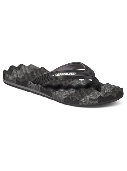 quiksilver, Мужские сланцы Massage, BLACK/GREY/BLACK (xksk) Massage - Flip-Flops AQYL100045