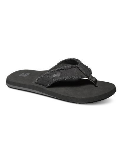 quiksilver, Мужские сланцы Monkey Abyss, BLACK/BLACK/BROWN (xkkc) MONKEY ABYSS AQYL100047