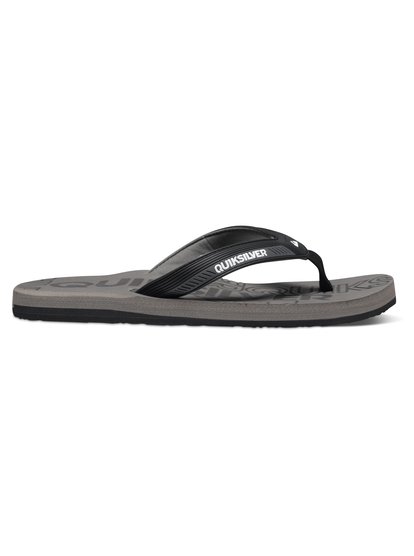 Meditation Flip Flops Meditation Flip FlopsМужские сланцы Meditation от Quiksilver.ХАРАКТЕРИСТИКИ: гибкий панельный каучуковый стреп, нейлоновая перемычка с фактурой «в елочку», верх с мягкой водостойкой подкладкой из синтетики, эргономичная поддержка стопы.СОСТАВ: верх – 90% синтетический каучук/10% нейлон, подкладка – 100% полиэстер, подошва – 100% резина Rubberlon.<br>