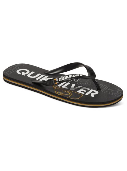 quiksilver, Мужские сланцы Molokai Nitro, BLACK/BLACK/ORANGE (xkkn) Molokai Nitro - Flip-Flops AQYL100233