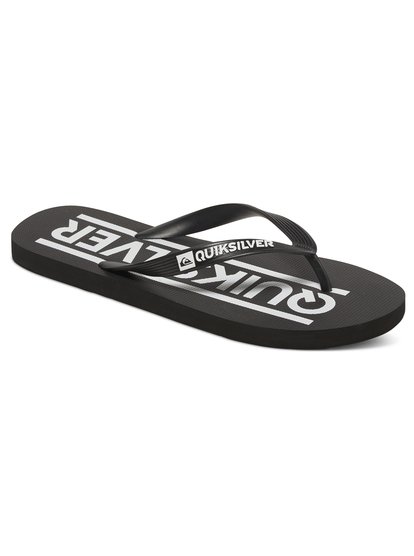 quiksilver, Мужские сланцы Java Wordmark, BLACK/BLACK/WHITE (xkkw) Java Wordmark - Flip-Flops AQYL100235