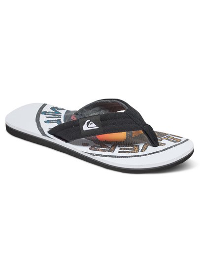 quiksilver, Мужские сланцы Molokai Layback, BLACK/WHITE/RED (xkwr) Molokai Layback - Flip-Flops AQYL100236