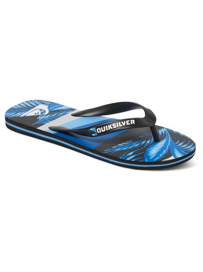 quiksilver, Сланцы Molokai Slash, BLACK/BLUE/GREY (xkbs) Molokai Slash - Flip-Flops AQYL100407