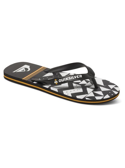 quiksilver, Сланцы Molokai Slab Lapu, BLACK/WHITE/ORANGE (xkwn) Molokai Slab Lapu - Flip-Flops AQYL100415