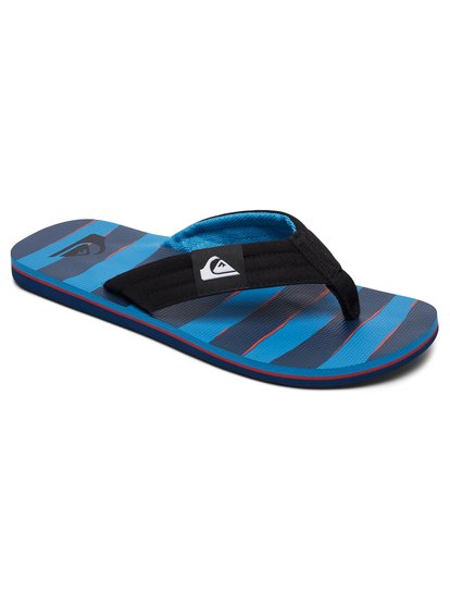 quiksilver, Сланцы Molokai Layback, BLACK/RED/BLUE (xkrb) MOLOKAI LAYBACK AQYL100560