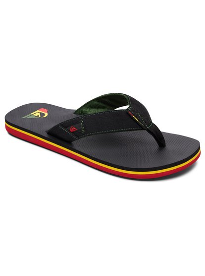 quiksilver, Сланцы Molokai Abyss, GREEN/BLACK/GREEN (xgkg) MOLOKAI ABYSS AQYL100570