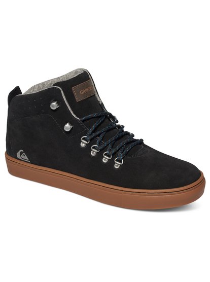 quiksilver, Кеды средней высоты Jax, BLACK/BLACK/BROWN (xkkc) Jax - Mid-Top Shoes AQYS100014