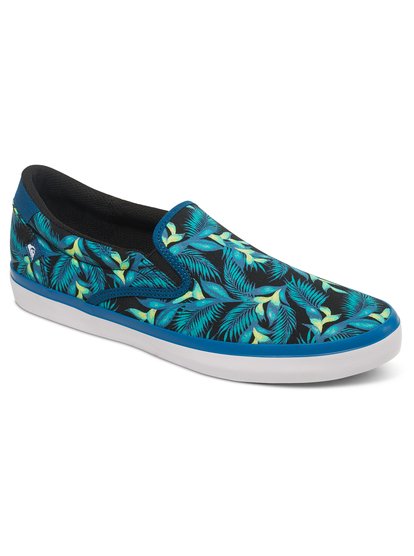 quiksilver, Мужские кеды-слипоны Shorebreak, BLUE/GREEN/WHITE (xbgw) Shorebreak - Slip-On Shoes AQYS300033