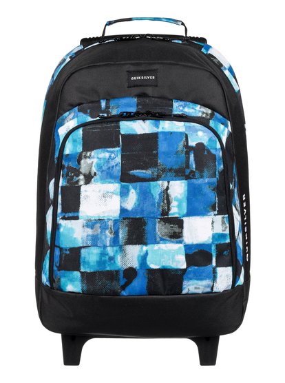 quiksilver, Рюкзак на колесах Wheelie Chompine 12L, TURKISH SEA RESIN CHECK (bqs6) Wheelie Chompine 12L - Wheelie Medium Backpack EQBBP03033