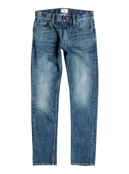 quiksilver, Узкие джинсы Distorsion Medium Blue, MEDIUM BLUE (bygw) Distorsion Medium Blue - Slim Fit Jeans EQBDP03095