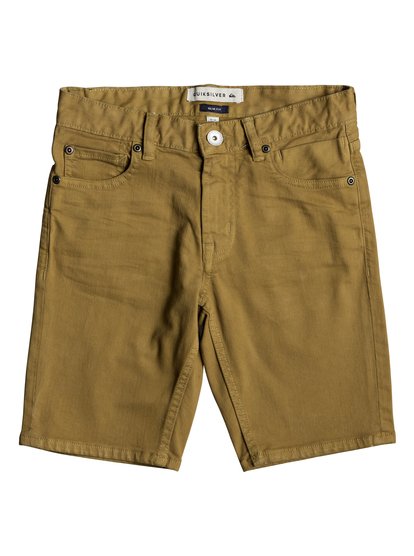 quiksilver, Джинсовые шорты Distorsion Colors, WOOD THRUSH (cmf0) DISTORSION COLORS SHORT YOUTH EQBDS03050
