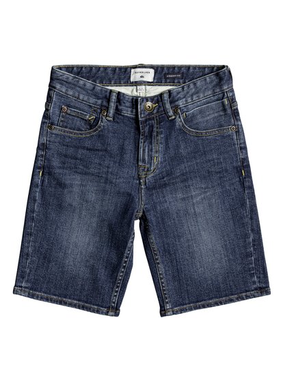 quiksilver, Джинсовые шорты Revolver Middle Sky, MIDDLE SKY (bsww) REVOLVER MIDDLE SKY SHORT YOUT EQBDS03053