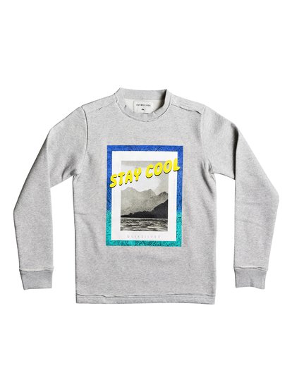 quiksilver, Свитшот Stay Cool, LIGHT GREY HEATHER (sgrh) Stay Cool - Sweatshirt EQBFT03374