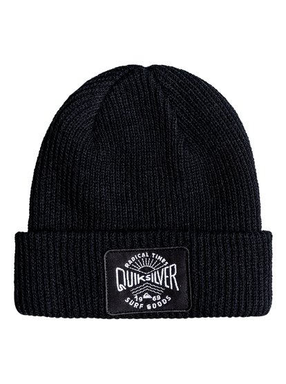 quiksilver, Шапка Performed Patch, BLACK (kvj0) Performed Patch - Beanie EQBHA03023