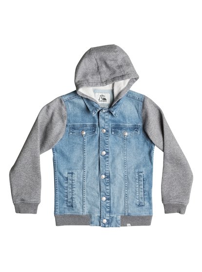 quiksilver, Ветровка для мальчиков Jungle Temple, BLUE SALTED (snaw) Jungle Temple - Windbreaker EQBJK03052