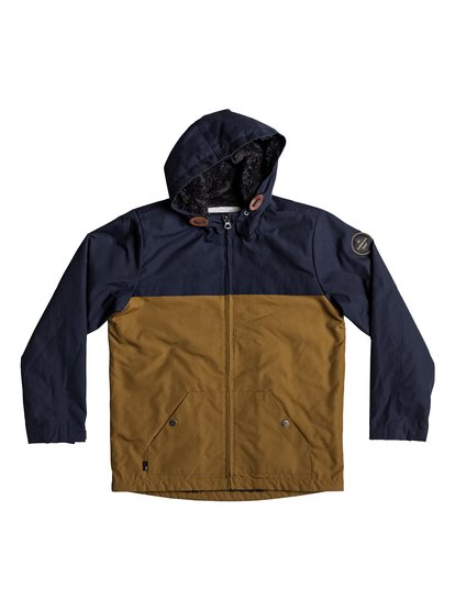 quiksilver, Куртка Wanna DWR, NAVY BLAZER (byj0) Wanna DWR - Water-Repellent Hooded Jacket EQBJK03136