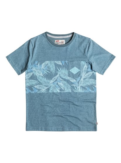 quiksilver, Футболка Faded Time, DARK DENIM (brq0) Faded Time - Pocket T-Shirt EQBKT03124