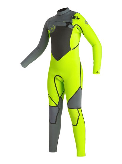 quiksilver, Гидрокостюм с молнией на груди 3/2mm Syncro, SAFTEY YELLOW (ggp0) Syncro 3/2mm - Chest Zip Full Wetsuit EQBW103008