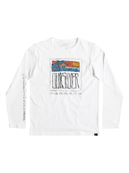quiksilver, Футболка с длинным рукавом Classic Sunset Smoke, WHITE (wbb0) Classic Sunset Smoke - Long Sleeve T-shirt EQBZT03486