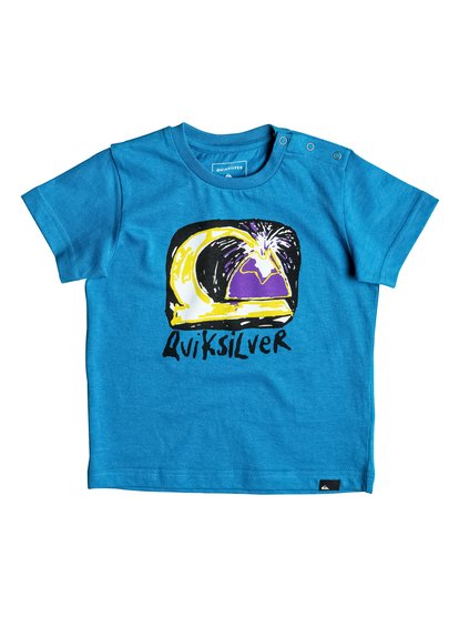 quiksilver, Футболка Classic Magic Volcano, VALLARTA BLUE (byh0) Classic Magic Volcano - T-Shirt EQIZT03023