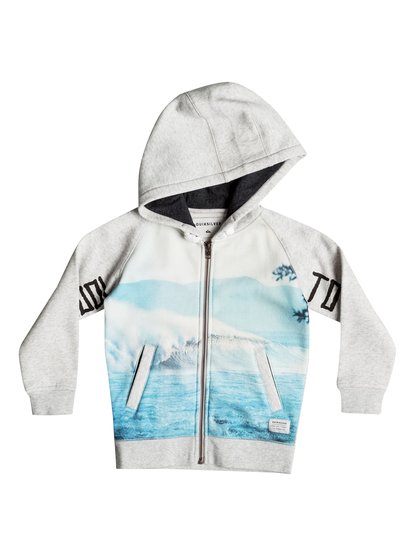 quiksilver, Толстовка на молнии Photoprint, LIGHT GREY HEATHER (sgrh) Photoprint - Zip-Up Hoodie EQKFT03153