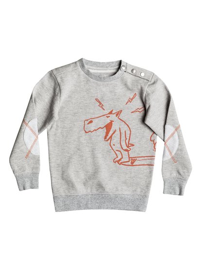 quiksilver, Толстовка Surfing Dog, LIGHT GREY HEATHER (lgh) Surfing Dog - Sweatshirt EQKFT03187