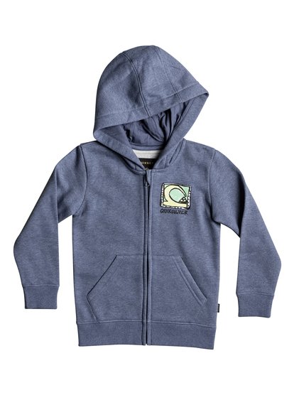 quiksilver, Толстовка на молнии Foamie Nights, VINTAGE INDIGO HEATHER (bylh) FOAMIE NIGHTS HOODY BOY EQKFT03240