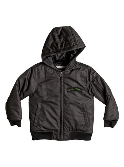 quiksilver, Бомбер Complex Planet, BLACK (kvj0) Complex Planet - Bomber Jacket EQKJK03041