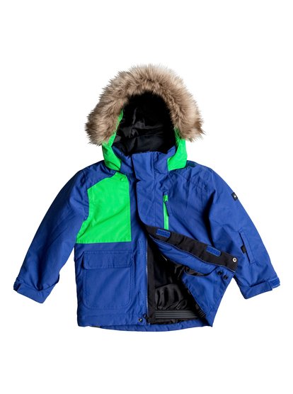 Сноубордическая куртка Flakes Сноубордическая куртка FlakesThe Flakes snow jacket with mitt keeper system features Warmflight® insulation level 3 to keep little groms cosy on the coldest winter days. The taffeta and tricot lining is warm and soft on the inside while critically-taped seams offer extra protection against the elements on the most exposed areas.<br>