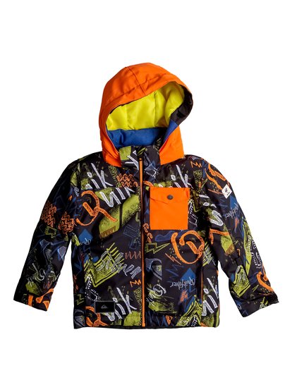 quiksilver, Сноубордическая куртка Little Mission, BLACK THUNDERBOLT KIDS (kvj2) Little Mission - Snow Jacket EQKTJ03006