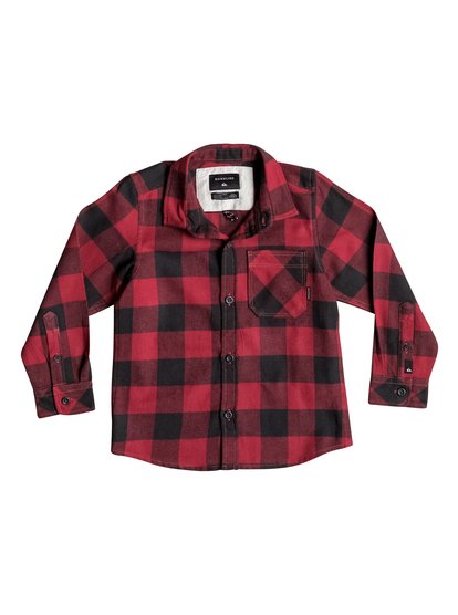 quiksilver, Рубашка с длинным рукавом Motherfly Flannel, MOTHERFLY GARNET (rqk1) Motherfly Flannel - Long Sleeve Shirt EQKWT03071