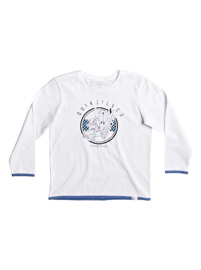 quiksilver, Лонгслив Classic Official Deal, WHITE (wbb0) Classic Official Deal - Long Sleeve T-Shirt EQKZT03126