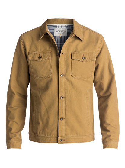quiksilver, Плащ Waterman Tradie, BRITISH KHAKI (cne0) Waterman Tradie - Button-Up Coat EQMJK03003