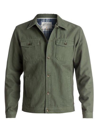quiksilver, Плащ Waterman Tradie, BEETLE (gqm0) Waterman Tradie - Button-Up Coat EQMJK03003