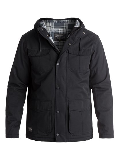 quiksilver, Куртка Waterman Weather, BLACK (kvj0) Waterman Weather - Waterproof Hooded Jacket EQMJK03005