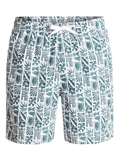 quiksilver, Купальные шорты Longwalks 19", WHITE (wbb0) Waterman Longwalks 19" - Swim Shorts EQMJV03001