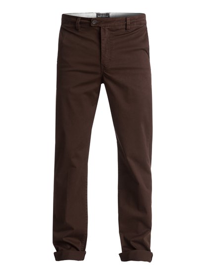 quiksilver, Брюки-чинос Waterman Surf, CHOCOLATE (ctk0) Waterman Surf - Chinos EQMNP03004