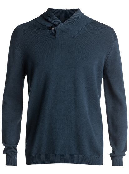quiksilver, Джемпер Waterman Warm Winds, MAJOR BLUE WARM WINDS (bsm3) Waterman Warm Winds - Shawl-Neck Jumper EQMSW03004