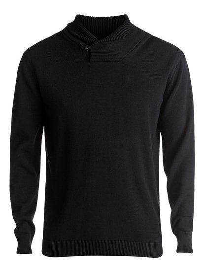 quiksilver, Джемпер Waterman Warm Winds, BLACK WARM WINDS (kvj3) Waterman Warm Winds - Shawl-Neck Jumper EQMSW03004