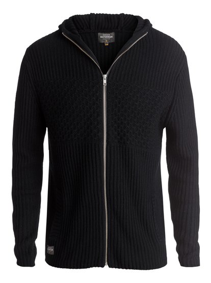 quiksilver, Толстовка на молнии Waterman High Winds, BLACK (kvj0) Waterman High Winds - Zip-Up Hooded Jumper EQMSW03005