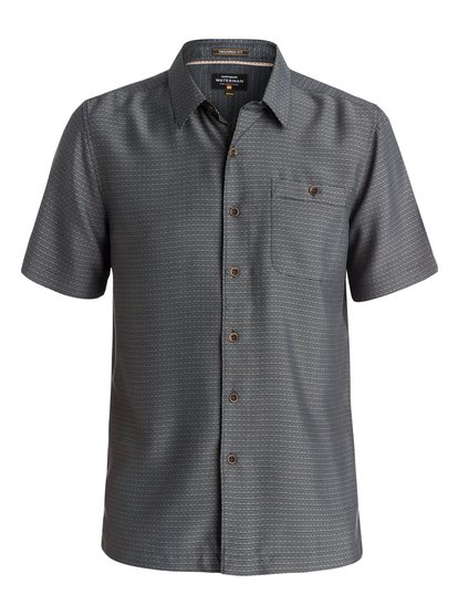 quiksilver, Рубашка с коротким рукавом Marlin, BLACK (kvj0) Waterman Marlin - Short Sleeve Shirt EQMWT03008