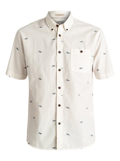 quiksilver, Рубашка с коротким рукавом Post Surf, PRISTINE (wcb0) Waterman Post Surf - Short Sleeve Shirt EQMWT03011