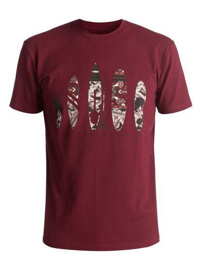 quiksilver, Футболка Waterman Agram, CABERNET (rzf0) Waterman Agram - T-Shirt EQMZT03019