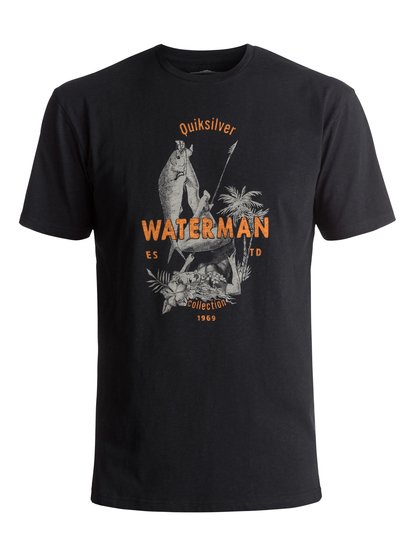 quiksilver, Футболка Waterman Wife Goals, BLACK (kvj0) Waterman Wife Goals - T-Shirt EQMZT03023