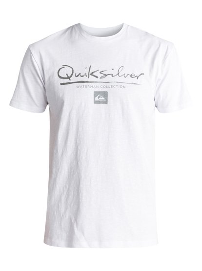 quiksilver, Футболка Waterman Gut Check, WHITE (wbb0) Waterman Gut Check - T-Shirt EQMZT03040