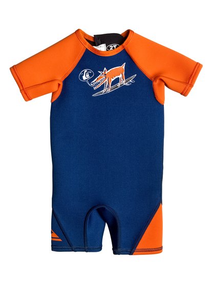 quiksilver, Короткий гидрокостюм на спинной молнии для мальчиков (2-7 лет) Syncro 1.5mm, FLAME (nmj0) Syncro - Back Zip Springsuit EQTW503000