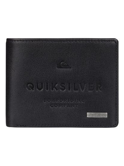 quiksilver, Кожаный кошелек Mack, BLACK (kvj0) Mack - Leather Wallet EQYAA03398