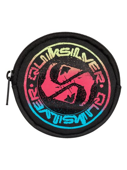 quiksilver, Круглый кошелек на молнии Monedero, BLACK (kvj0) Monedero - Round Zip-Up Coin Wallet EQYAA03435