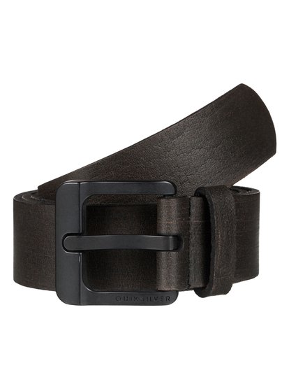 quiksilver, Кожаный ремень Gutherie, BLACK (kvj0) Gutherie - Leather Belt EQYAA03449